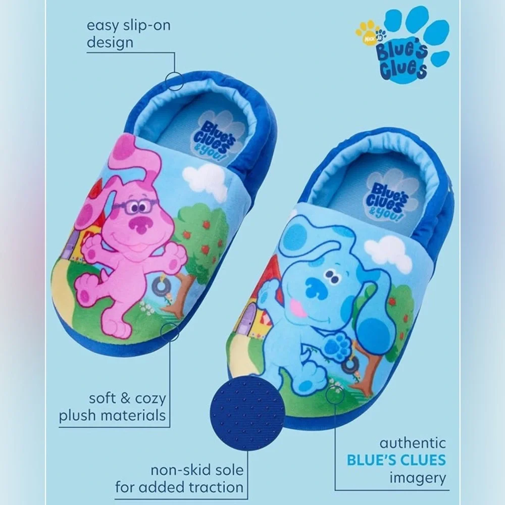 New! Blues Clues Indoor Slippers